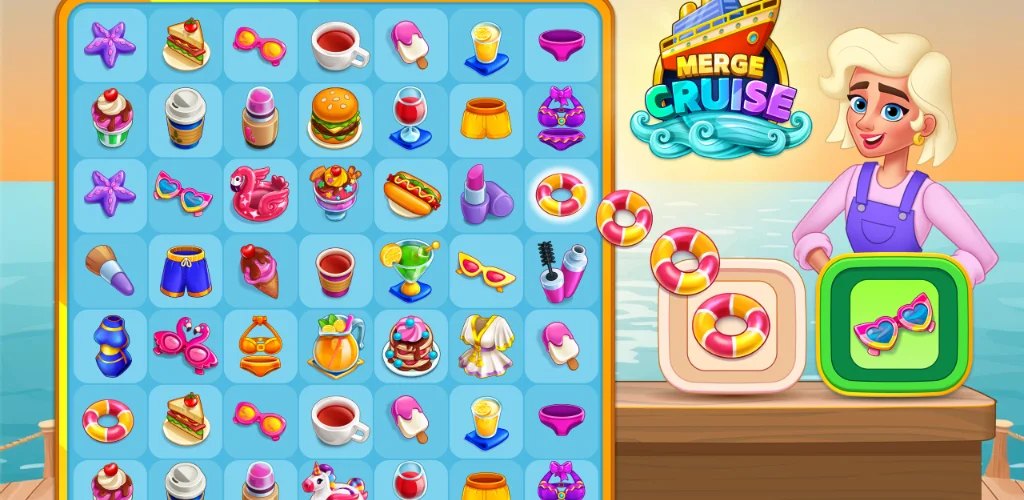 Merge Cruise: Mystery Puzzle official publisher feature illustration