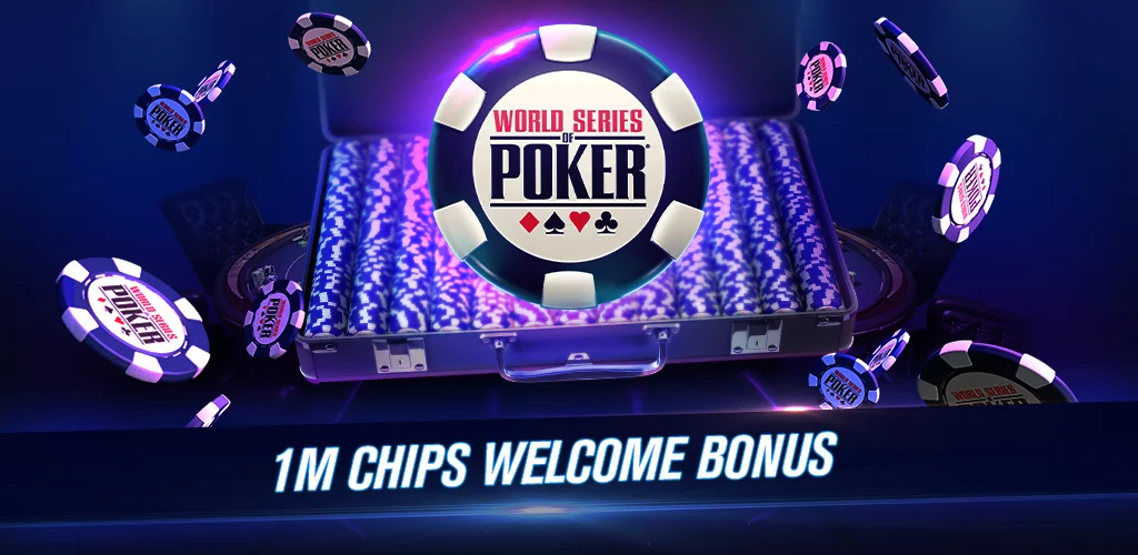 WSOP Texas Holdem Poker Game official publisher feature illustration