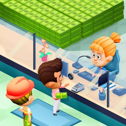 Idle Bank Tycoon: Money Game official app artwork