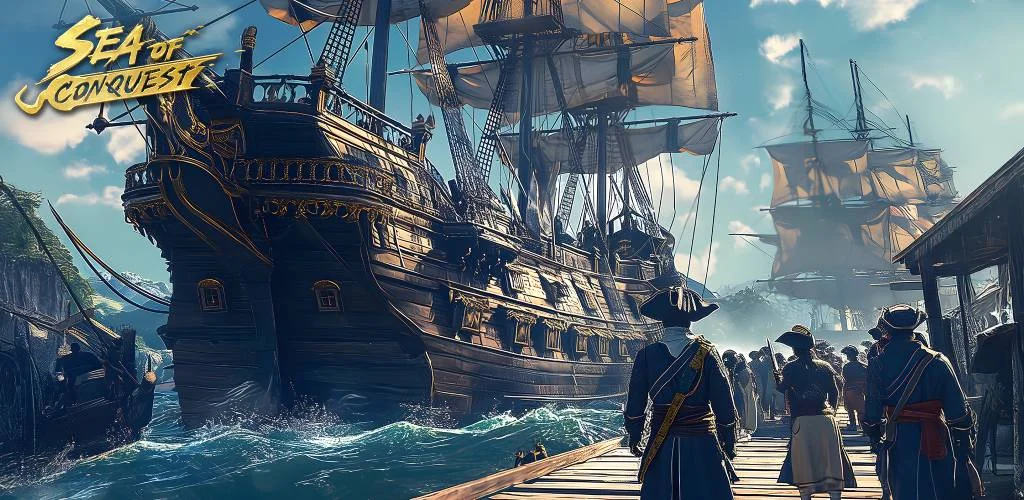 Sea of Conquest: Pirate War official publisher feature illustration