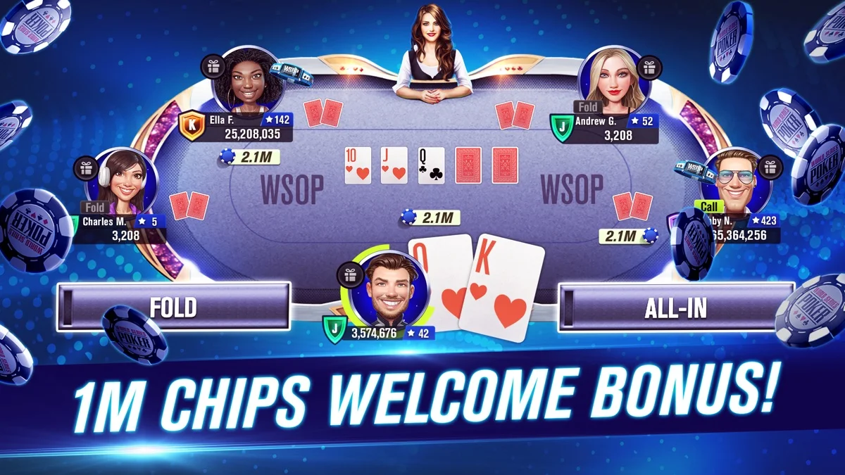 WSOP Texas Holdem Poker Game publisher promotional screenshot 1