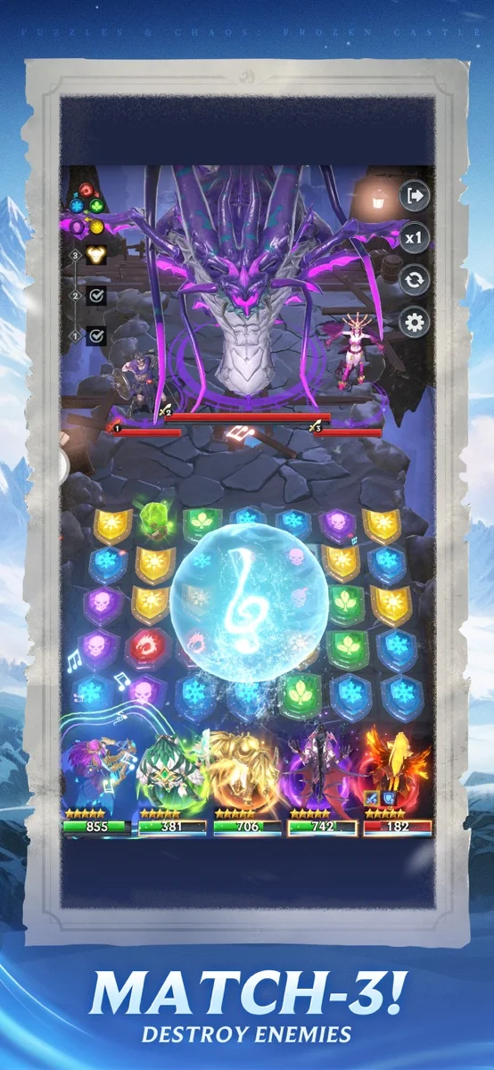 Puzzles & Chaos: Frozen Castle publisher promotional screenshot 2