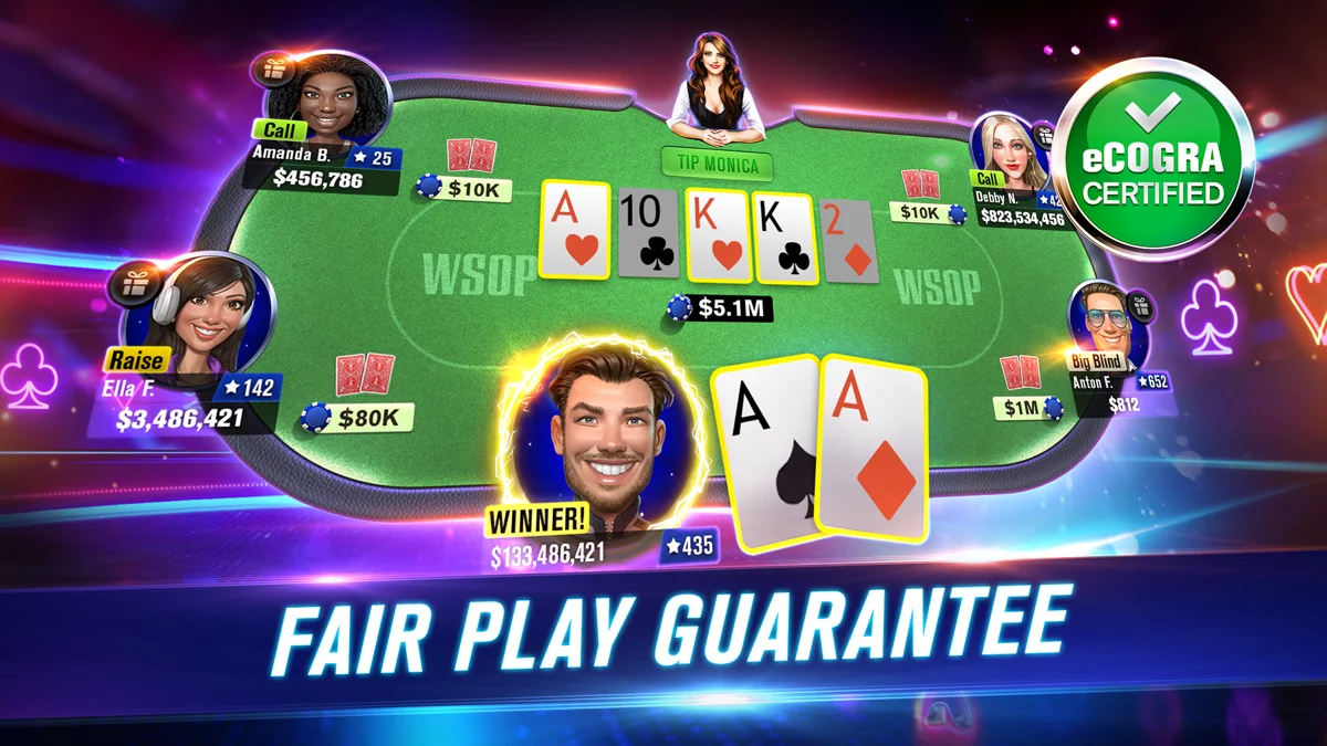 WSOP Texas Holdem Poker Game publisher promotional screenshot 3
